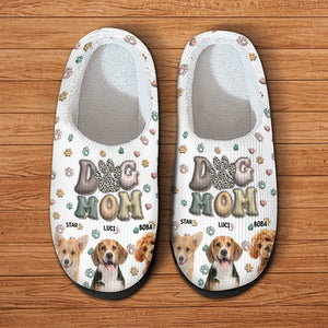 Custom Dog Mom Photo Slippers Gift For Dog Lovers TH10 896249