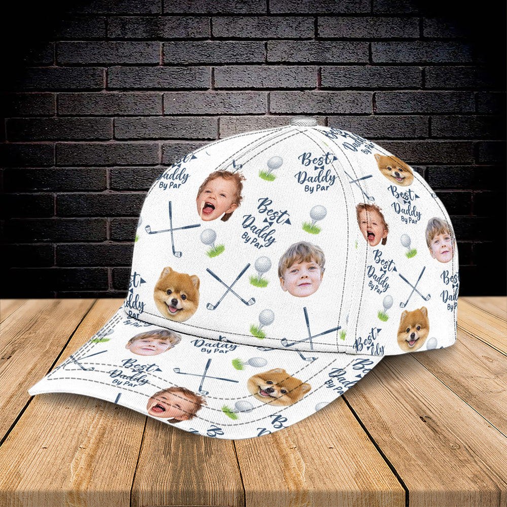 Best Dad By Par Custom Photo Golf Cap TH10 894143