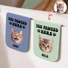 You Pawsed Here Custom Cat Photo Leather Magnetic Bookmark For Book Lovers, Cat Lovers CH07 899568