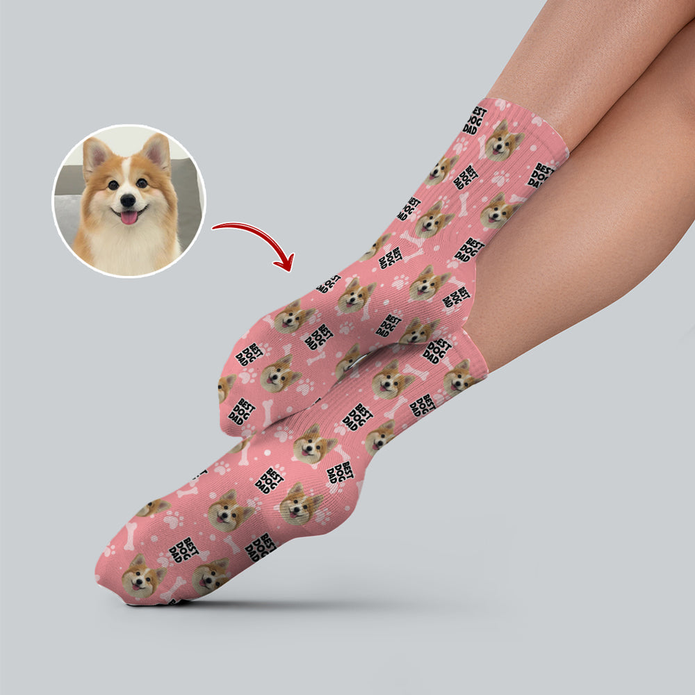 Custom Photo Best Parents Ever - Personalized Socks For Dog Lovers TH10 894431