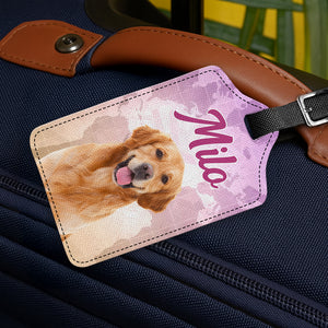 Custom Dog Cat Human Photo Personalized Luggage Tag Holiday Vacation Gift HA75 892662