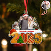 Custom Family Christmas Cake Crew Photo - Personalized Acrylic Ornament CH07 899702