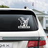 Custom Name Born To Hunt Car Window Decal Sticker For Hunting Lovers LM32 897295