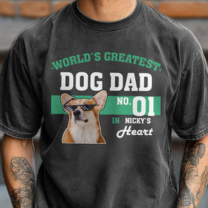 Custom Photo World's Greatest Dog Mom No.1 Comfort Shirt For Dog Lovers LM32 895567