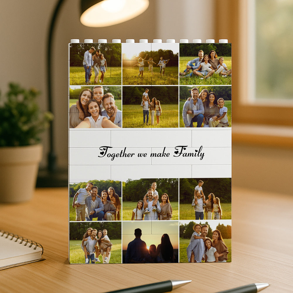 Custom Photo Together We Make Family Building Brick Blocks Mother's Day Gift HA75 920644