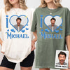 Custom Photo I Heart Comfort Shirt Gift For Couple LM32 897471