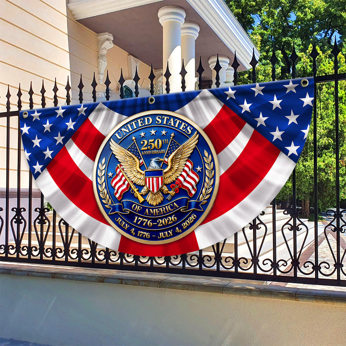 250th Anniversary Of America Non-Pleated Fan Flag TH10 169039