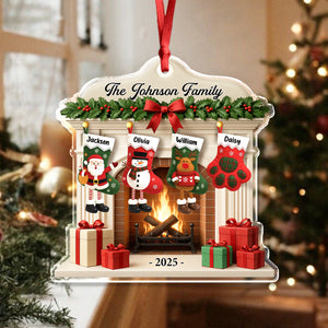 Custom Name Personalized Christmas Acrylic Ornament Gifts For Mom, Dad HA75 897882