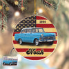 Custom Photo Vintage Retro Car Acrylic Ornament HA75 897274