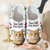 Custom Pet Photo Dear Santa Define Naughty - Personalized Slippers For Dog And Cat Lovers HO82 894948