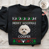 Custom Dog Photo Ugly Christmas Sweatshirt For Dog Lovers TH10 896219