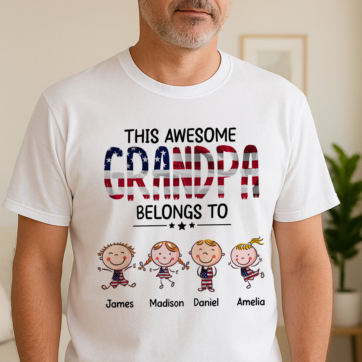 Personalized This Awesome Mom Belongs To White Shirt HA75 920864