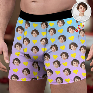 Custom Funny Photo Man's Boxer For Boyfriend TH10 898013