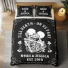 Till Death Do Us Part - Personalized Bedding Set Valentine Gift For Couple CH07 899852