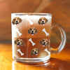 Custom Pet Face Photo With Icon Glass Mug For Dog And Cat Lovers CH07 896102