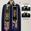 Personalized Class Of 2026 Country Flag Stoles Graduation Gift LM32 897695