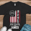 Personalized We The People 250 Years Dark Shirt TH10 898625