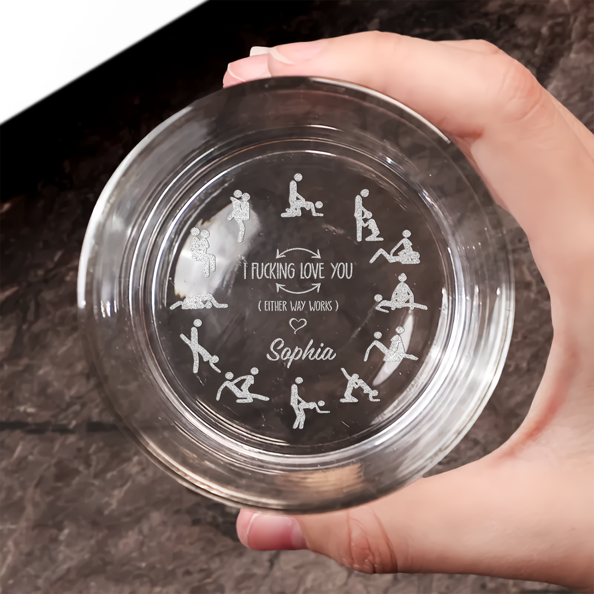 Custom Name Couple Dirty Engraved Rock Glass Gift For Couple LM32 897727