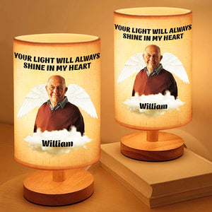 Custom Photo Forever In My Heart Memorial Fabric Lamp TH10 892851