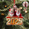 Custom Photo We And Our Dog Family Acrylic Ornament Gift For Dog Lovers HO82 900060