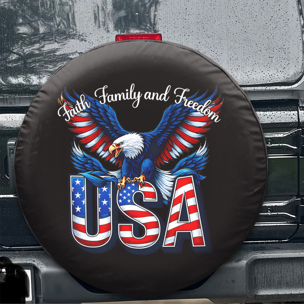 Faith, Family & Freedom America 250 Years Tire Cover HO82 900966
