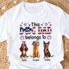 Custom American Cute 3D Dog This Dog Mom Belong To Bright Shirt LM32 899133