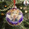 Custom Photo Forever In Our Hearts Memorial Acrylic Ornament HA75 897884
