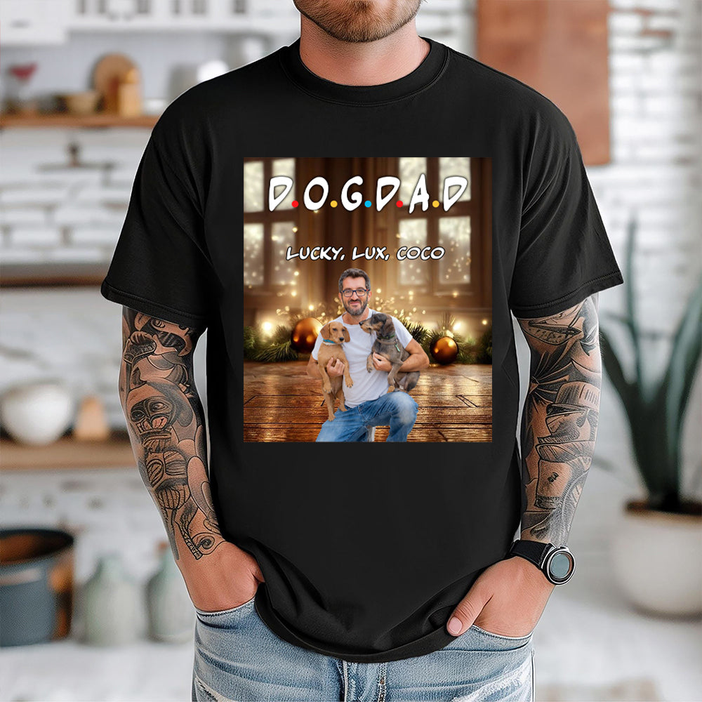 Custom Photo A Dog Mom Dad Version Dark Shirt TH10 894341