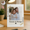 Custom Polaroid Couple Photo Forever & Always Building Brick Blocks CH07 910806