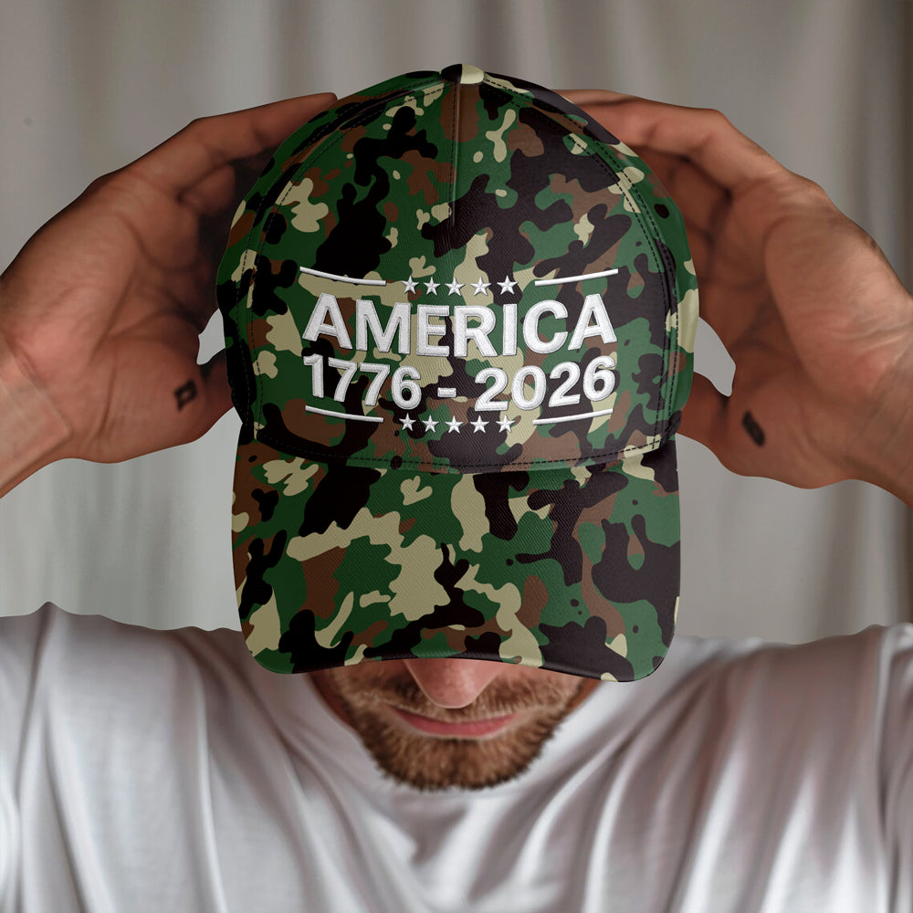 American 1776-2026 250 Years Anniversary AOP Cap TH10 169419