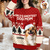 Custom Photo World's Greatest - Personalized Ugly Sweater For Dog Lovers LM32 895561