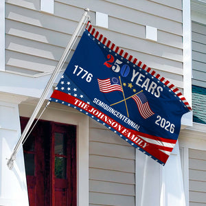 America 250th Semiquincentennial Anniversary House Flag CH07 910142
