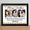 Custom Dog Photo Merry Christmas Picture Frame For Dog Mom CH07 896438
