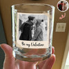 Custom Couple Photo Whiskey Glass Valentine Gift,  Anniversary Gift HA75 898922