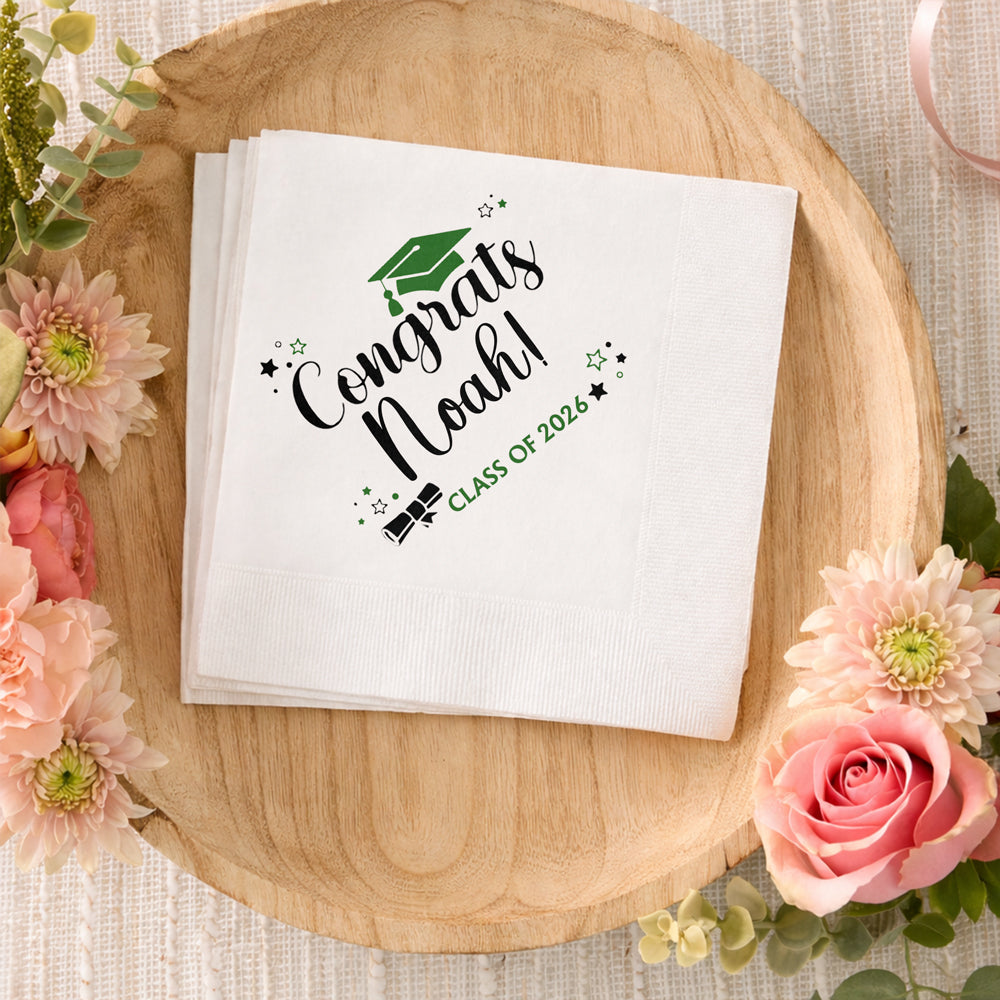 Personalized Congrats Class of 2026 Graduation Napkins HA75 921198
