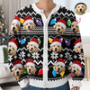 Custom Funny Photo Xmas Leds Cardigan Gift For Dog Lover HO82 900264
