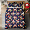 Custom Funny Family Face With Christmas Pattern Quilt Bedding Set HA75 898244