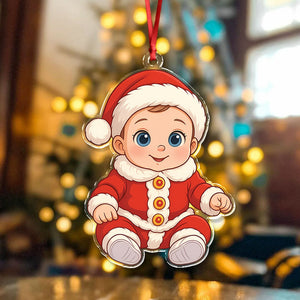 Custom Cute Kid Cartoon Photo Decor Acrylic Ornament LM32 893805