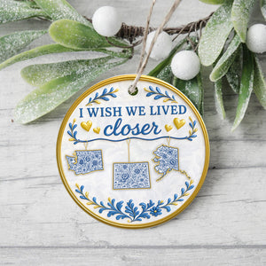 Congrats On Being My Besties Personalized Ceramic Ornament TH10 894909