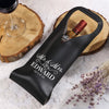 Custom Mr Mrs Leather Wine Bag Personalized Engagement Gift, Wedding Gift CH07 896538