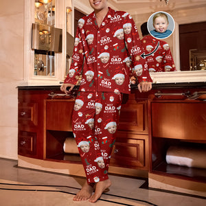 Custom Photo Best Dad Ever Christmas Pajamas CH07 899734
