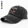 Patriotic 250th Anniversary God Bless America Eagle 1776–2026 Washed Denim Baseball Cap HO82 900978