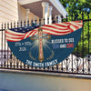 Custom Family Name Blessed to See 200 & 250 Years Bicentennial Semiquincentennial Christian Non-Pleated Fan Flag  HO82 901938