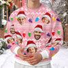 Custom Funny Face Photo Xmas Leds Family Ugly Sweater HO82 900076