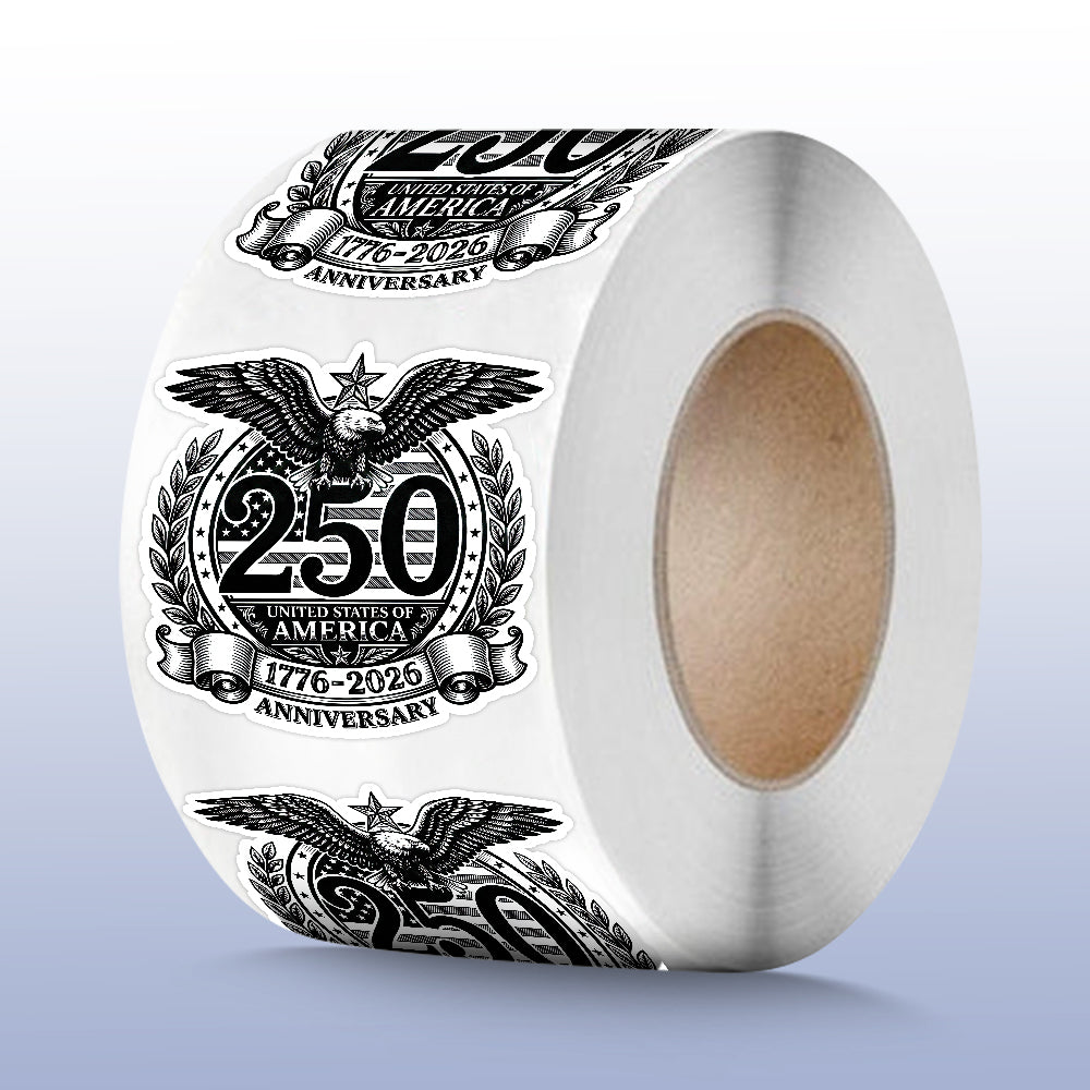 USA 250th Anniversary America 250 Years 1776-2026 Roll Sticker HA75 920670