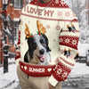 Custom Photo I Love My Dog Christmas Ugly Sweater TH10 896593