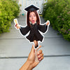 Custom Funny Face Graduation Class of 2026 Decoration Face Fan HO82 901922