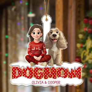 Personalized Dog Dad Dog Mom Acrylic Ornament TH10 896443