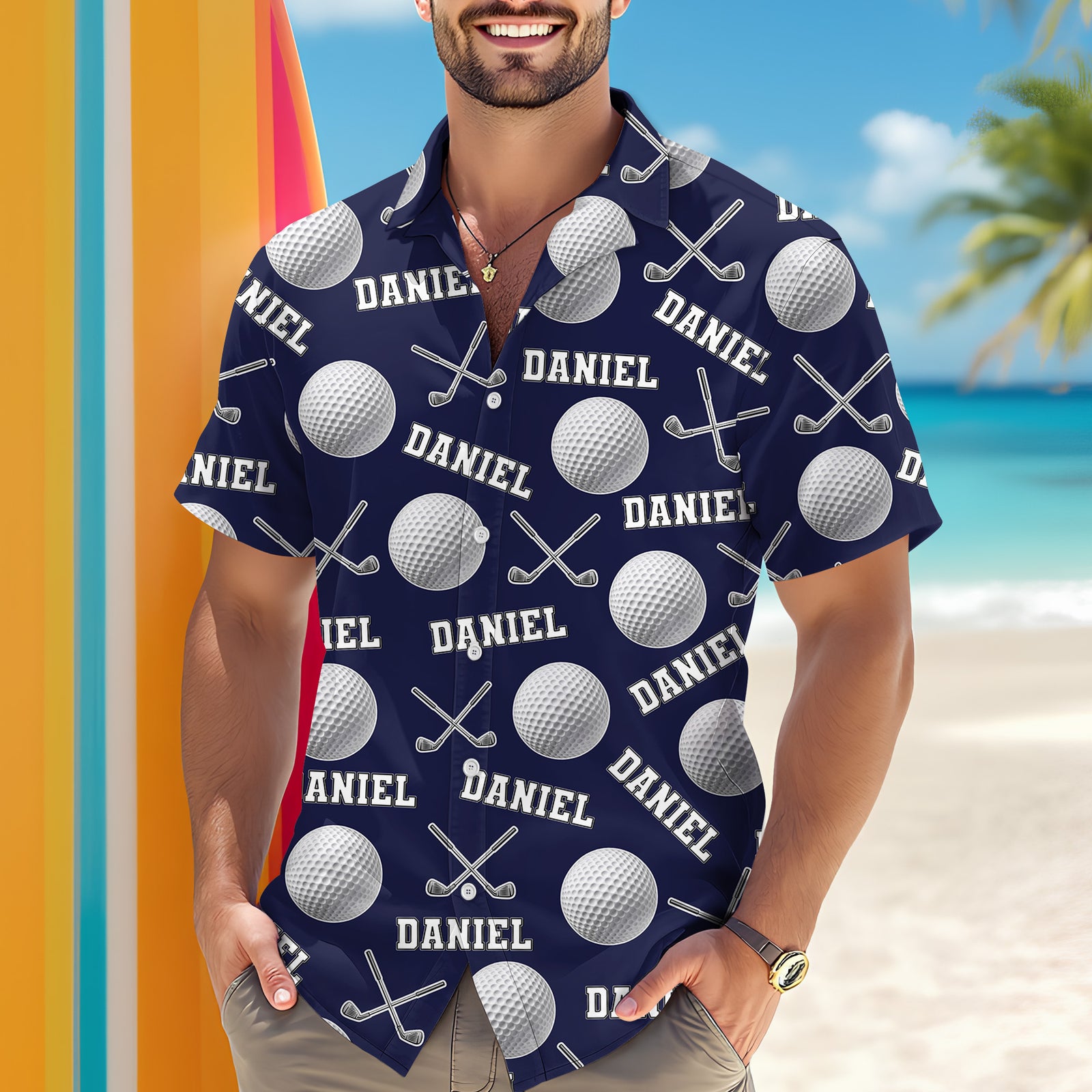 Custom Name Hawaii Shirt Gift for Golf Lovers TH10 898199