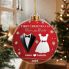 First Christmas As Mr And Mrs - Personalized Acrylic Ornament CH07 899096